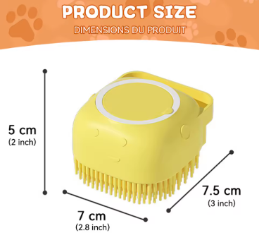 Cepillo de baño para perros y gatos