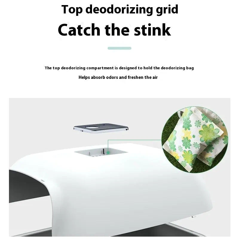 Arenero Cerrado para Gatos